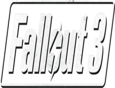 Fallout 3 Logo, Pip-Boy, Wasteland, Radiation, Vault-Tec PNG