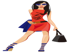 Fashion Girl PNG File