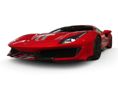 Ferrari 488 Pista, V8 Engine, Lightweight, Aerodynamics, Racing Heritage PNG