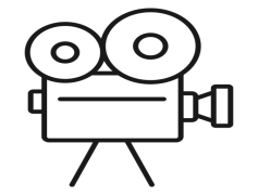 Film Camera, Classic Shooter, Vintage Photography, Medium Format, Retro Lens PNG