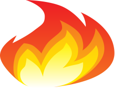Flame Cartoon, Fun, Creative, Animated, Colorful PNG