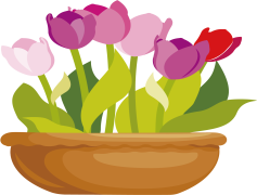 Flower Pot Cartoon, Characters, Fun, Plants, Whimsical PNG