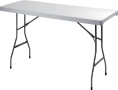 Folding Table, Multipurpose Use, Space Saving, Lightweight Structure, Indoor Outdoor PNG