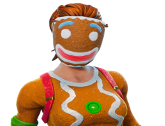 Fortnite Gingerbread, Winter Theme, Seasonal Outfit, Holiday Treat, Festive Skin PNG