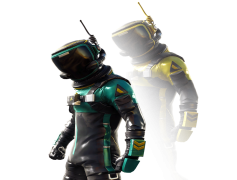 Fortnite Hazard Agent, Hazardous Outfit, Survival Gear, Caution Theme, Adventure Style PNG