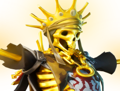 Fortnite Oro, Golden Skin, Gaming Icon, Epic Battle, Battle Royale PNG