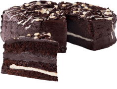 Fresh Chocolate Cake, Dessert, Ganache, Moist, Decadent PNG