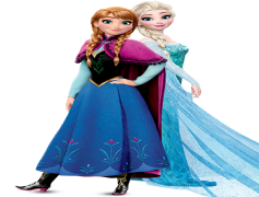 Frozen Anna Elsa, Ice Magic, Adventure, Friendship, Disney Princesses PNG