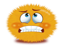 Fur Emoji, Furry Character, Cute Icon, Whimsical Fur, Playful Design PNG