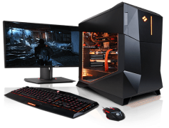 Gaming Computer, High Performance, Liquid Cooling, Enhanced Storage, Fast Processing PNG