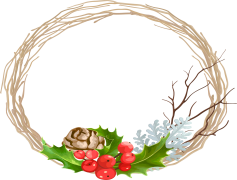 Garland Frame Vector Circle, Ornament, Border, Floral, Round PNG