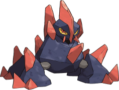 Gigalith Pokemon, Rock-Type, Boulder Form, Solar Energy, Heavyweight PNG