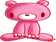 Gloomy Bear, Plushie, Cartoon, Character, Animal PNG