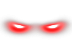 Glowing Red Eyes, Phantom Vision, Menacing Glare, Sinister Stare, Ominous Shine PNG