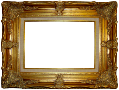 Gold Antique Frame, Timeless Art Frame, Luxurious Home Decor, Ornate Picture Holder, Classic Home Accent PNG