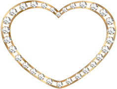 Gold Heart, Love Symbol, Romantic Gesture, Warmth Representation, Cherished Keepsake PNG