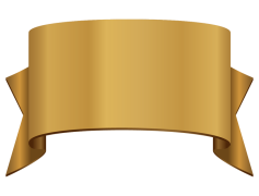 Gold Ribbon, Achievement, Inspiration, Honor, Success PNG