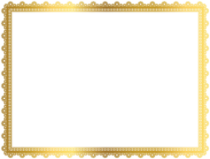 Golden Frame, Elegant Decor, Vintage Style, Ornate Border, Classic Touch PNG