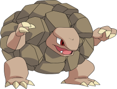 Golem Pokemon, Legendary Pokémon, Fossil Creature, Ancient Guardian, Earth Element PNG