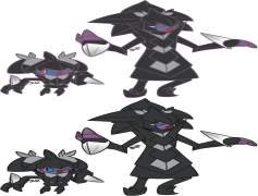 Gothita Pokemon, Small Size, Cute Creature, Psychic Type, Dark Magic PNG