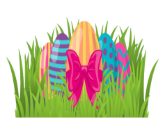 Grass Easter Egg, Seasonal Craft, Spring Decor, Holiday Celebration, Colorful Eggs PNG