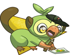 Grookey Pokemon, Grass Type, Energetic, Primate Pokemon, Drumstick Tail PNG
