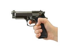 Gun In Hand PNG Photos