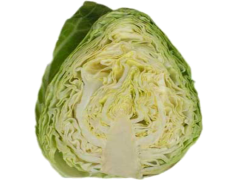 Half Cabbage, Green, Nutrition, Fresh, Food PNG