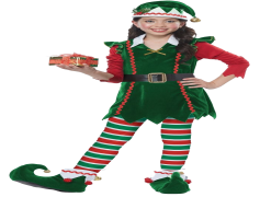 Halloween Costumes Elf, Festive Looks, Whimsical Dress-Up, Enchanted Apparel, Fun Outfits PNG