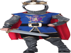 Halloween Costumes Knight, Heroic Attire, Halloween Dress-Up, Medieval Armor, Historical Outfit PNG