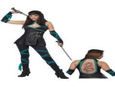 Halloween Costumes Ninja, Festive Wear, Ninja Outfit, Trick-or-Treat Gear, Costume Ideas PNG