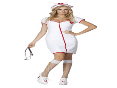 Halloween Costumes Nurse, Vintage Nurse Costume, Creepy Healthcare Worker, Medical Themed Costume, Sexy Nurse Uniform PNG