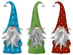 Halloween Gnomes, Haunted Garden, Trick Or Treat, Whimsical Characters, Seasonal Decor PNG
