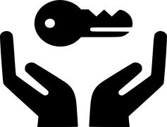 Hand Icon, Grasp Sign, Touchpoint Icon, Palm Emblem, Gesture Symbol PNG