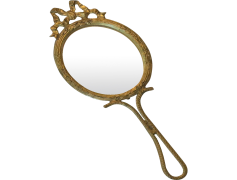 Hand Mirror, Vanity, Beauty, Accessory, Grooming PNG