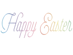 Happy Easter Logo, Eggs, Spring Celebration, Bunny, Festive PNG