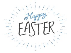 Happy Easter Logo, Festive Season, Joyful Greetings, Spring Celebration, Renewal Theme PNG
