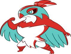 Hawlucha Pokemon, Agile, Masked Wrestler, Fighting Type, Flying Type PNG