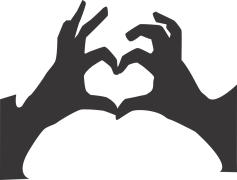 Heart Hands, Friendship Emblem, Caring Expression, Connection Art, Unity Sign PNG