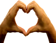 Heart Hands, Heartfelt Representation, Love Gesture, Emotional Expression, Caring Hands PNG