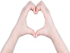 Heart Hands, Unity Representation, Affection Symbol, Love Gesture, Compassion Sign PNG