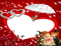 Hearts Frame, Love, Celebration, Crafting, Romance PNG