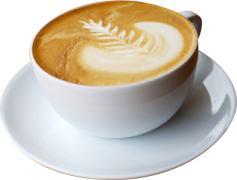 Hot Cappuccino, Steamed Milk, Creamy, Coffee, Beverage PNG