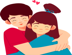 Hugging, Snuggling, Grasping, Embracing, Holding PNG