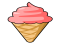 Ice Cream, Dessert Bliss, Sweet Treat, Flavorful Scoop, Frozen Dessert PNG
