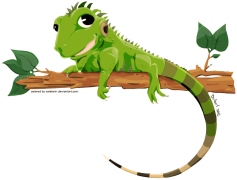 Iguana, Habitat, Tropical, Wildlife, Lizard PNG