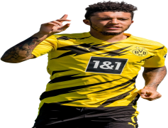 Jadon Sancho, Goal Scorer, Football Star, Skillful Dribbler, Manchester United PNG