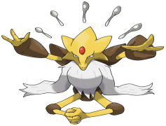 Kadabra Pokemon, Teleportation Ability, Spoon Manipulation, Mediumistic Traits, Alakazam Evolution PNG
