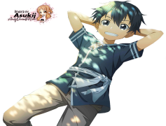 Kazuto Kirigaya – Kirito, Adventure, Gamer, Sword Art Online, Protagonist PNG