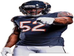Khalil Mack, Oakland Raiders, Chicago Bears, Pass Rusher, Defense PNG
